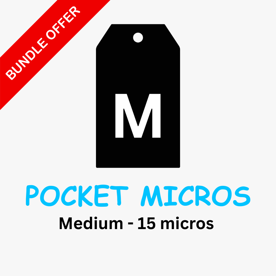 Pocket Micro's - Medium Bag (15 Micros)
