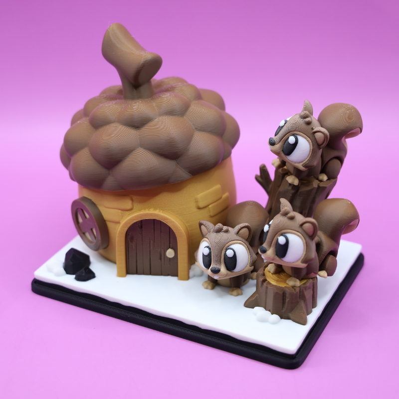 Squirrels and Acorn House