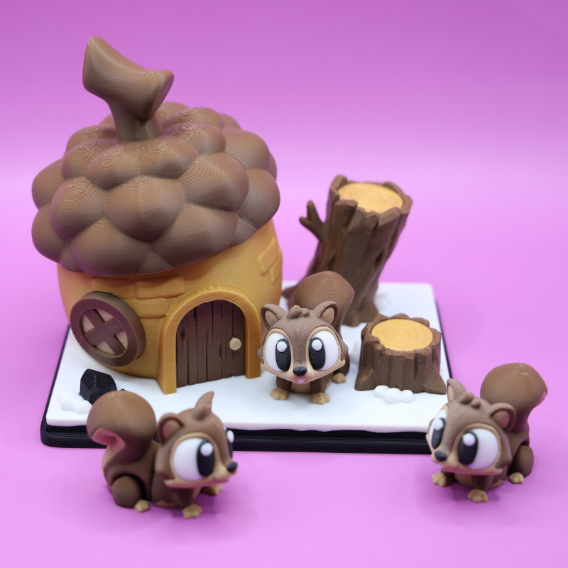 Squirrels and Acorn House