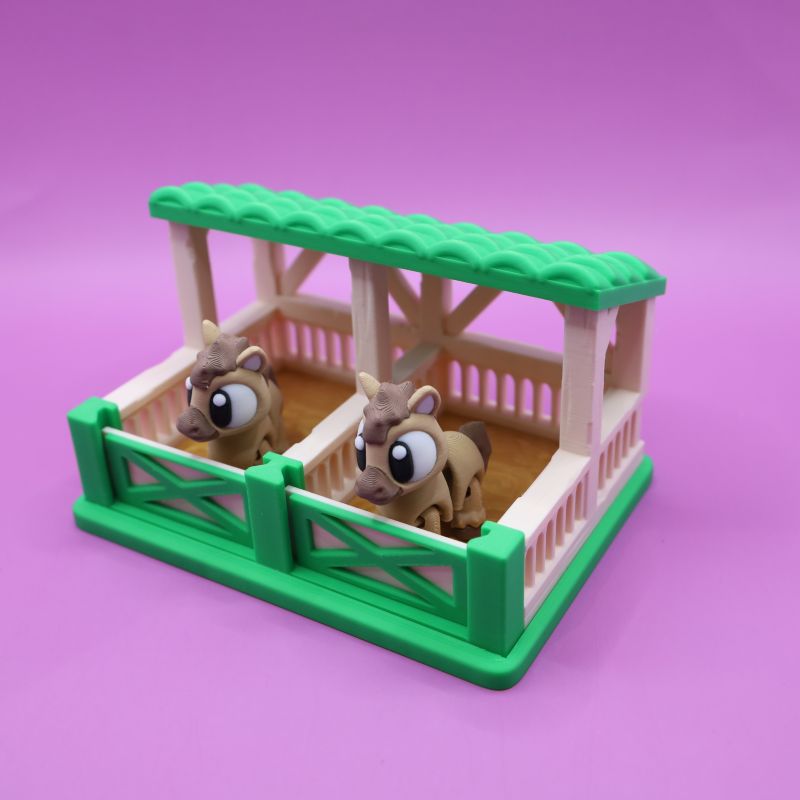 Stable and Horse Playset