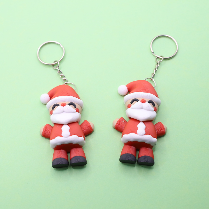Santa Keychain